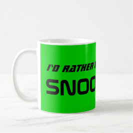 Id Rather Be Playing Snooker Funny Billiards Kaffemugg