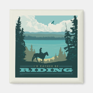 I'd Rather Be Riding Magnet