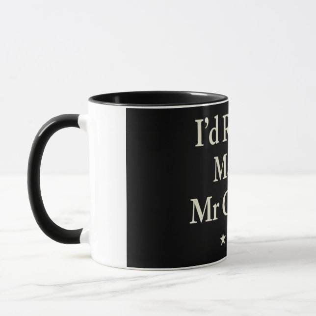 id rather marry mr collins mug mugg (Vänster)