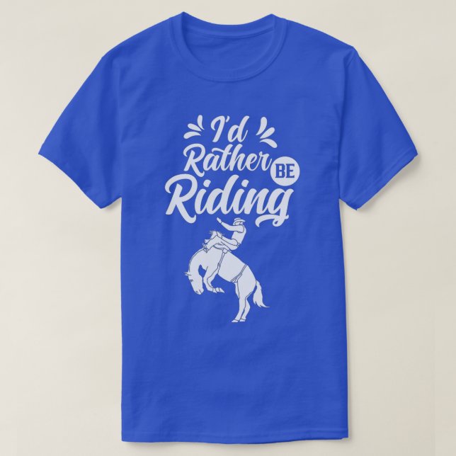 ID: Riding Älskare Equestrian Horse Rider T Shirt (Design framsida)