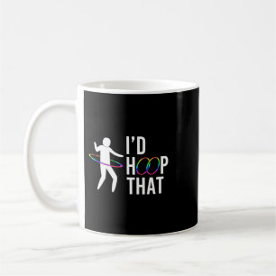 ID Ring som Gymnastics Dancer Hula Ring Kaffemugg