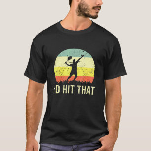ID Slå: Tennis Boll Player Hobby Sport Coach T Shirt