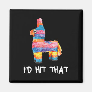 ID Slått att Pinata Shirt Manar Women Kids Cinco D Magnet