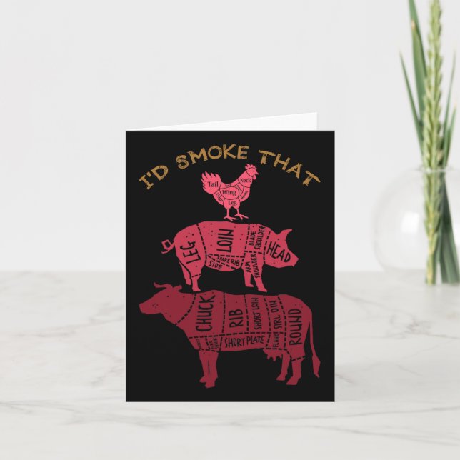 ID Smoke that Barbecue Kort (Framsida)