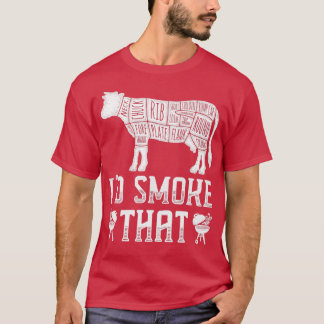ID Smoke that Cow BBQ for Grillmasters Far T Shirt