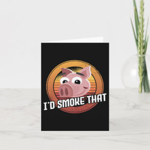 ID Smoke that Gris Gris Bq Kött Smoker Barbecue me Kort