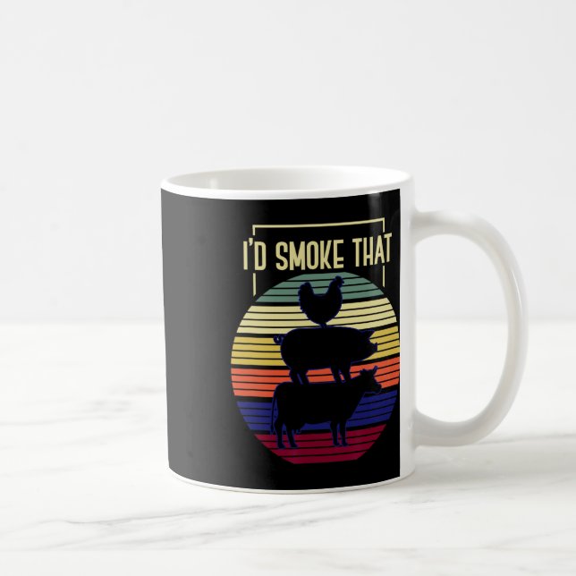 ID Smoke that Retro Barbecue Kaffemugg (Höger)