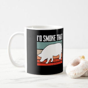 ID Smoke that Smoker Grill Barbecue Kött Kaffemugg