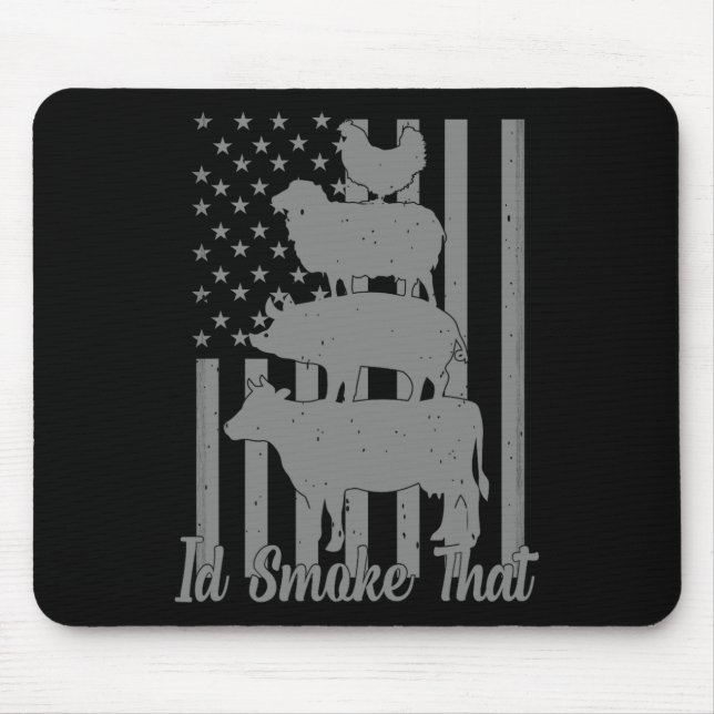 ID Smoke that underliga Grilling I skulle röka att Musmatta (Framsidan)
