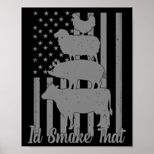 ID Smoke that underliga Grilling I skulle röka att Poster