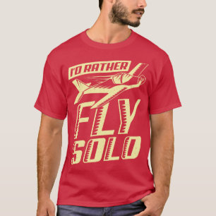 ID - Solo Aviator Flight Pilot Gift T Shirt