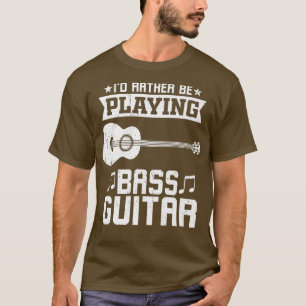 ID spelar i stället upp Bass Guitar Premium T Shirt