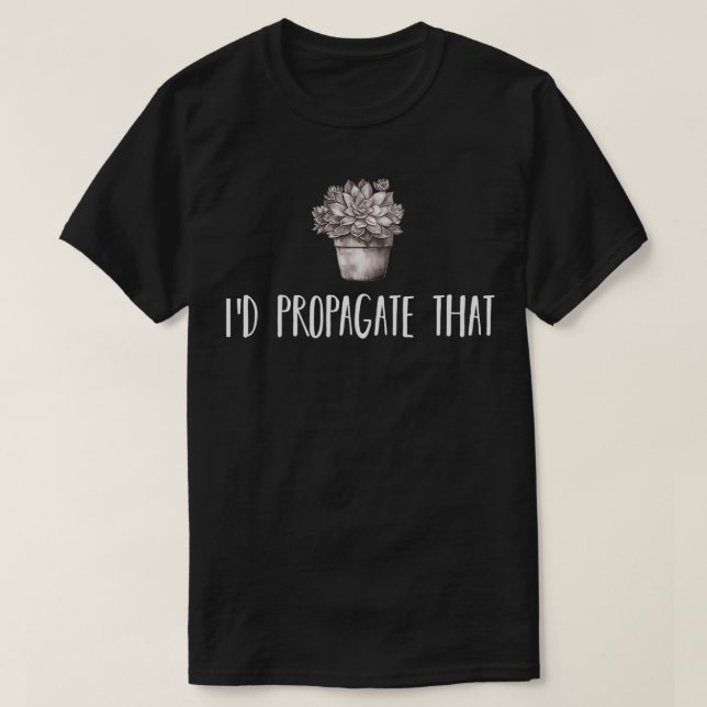 ID Sprid ut den där ädla anläggningen Älskare 1 T Shirt (Design framsida)