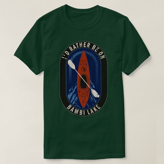 ID:t Kayaking on Bambi Sjö in MI T Shirt (Design framsida)