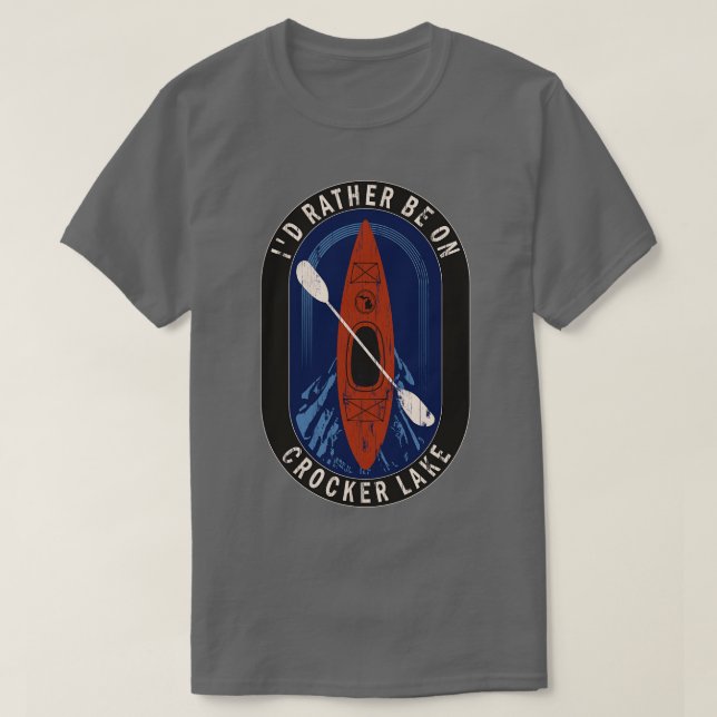 ID:t Kayaking on Crocker Sjö in MI T Shirt (Design framsida)