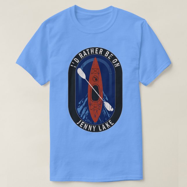 ID:t Kayaking on Jenny Sjö in MI T Shirt (Design framsida)