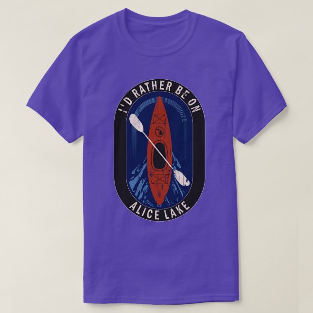 ID:t Kayaking on Sjö in MI T Shirt (Design framsida)