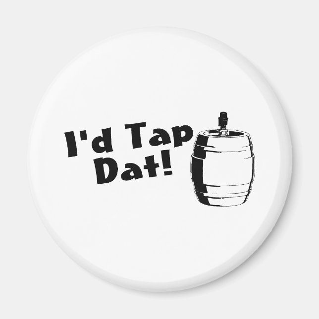 ID Tap Dat Beer Keg Magnet (Framsidan)