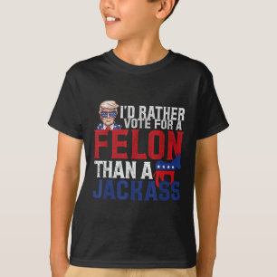 Id-trast-röst för en filon än en Jack-trump-Ameri T Shirt