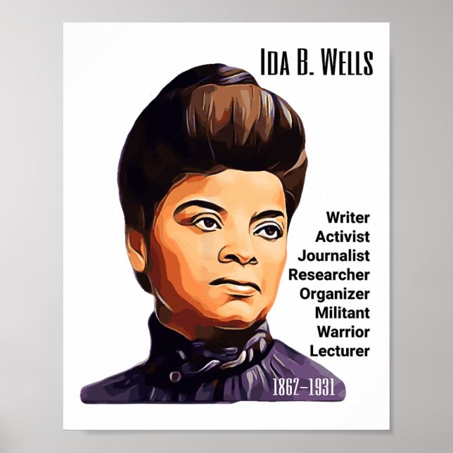 Ida B Wells Black Pride Women History Month Junete Poster (Framsidan)