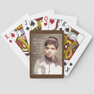 Ida B Wells Och "Sanning" Citat Casinokort