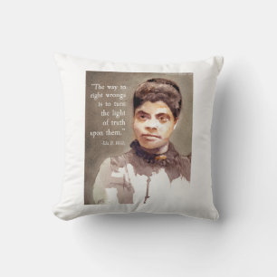 Ida B Wells Och "Sanning" Citat Kudde