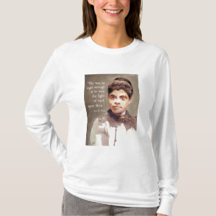 Ida B Wells Och "Sanning" Citat T Shirt