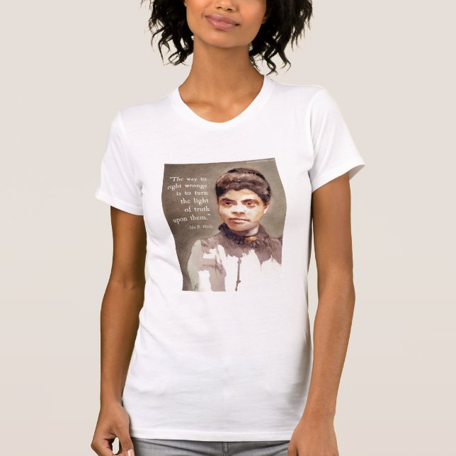Ida B Wells och "Truth"-offert T Shirt (Framsida)
