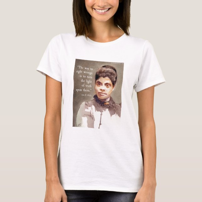 Ida B Wells och "Truth"-offert T Shirt (Framsida)