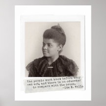 Ida B. Wells Quote - Underbara svarta kvinnor i hi