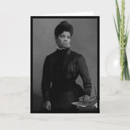 Ida B. Wells Suffrage och Leader för civila Höger Kort