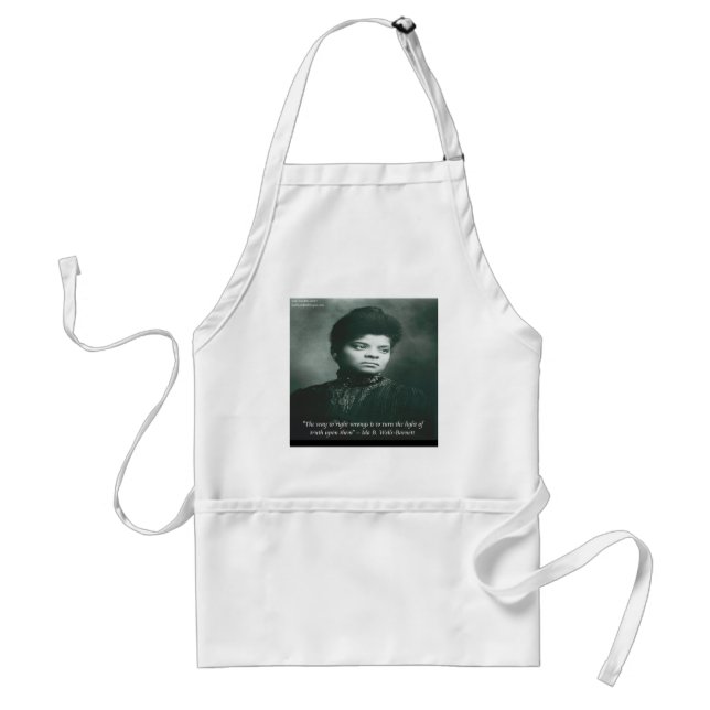 Ida B Wells & Truth Citat Förkläde (Framsidan)