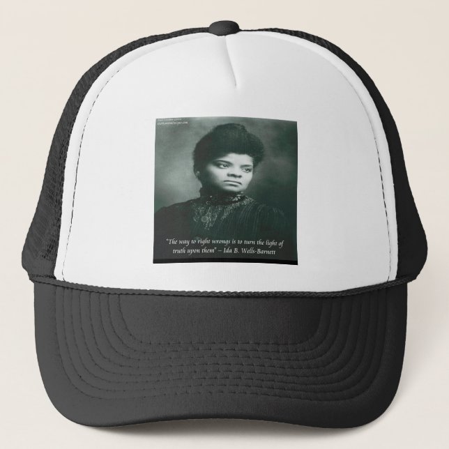 Ida B Wells & Truth Quote Keps (Framsida)