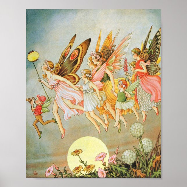 Ida Rentoul - Fairy Parade Poster (Framsidan)