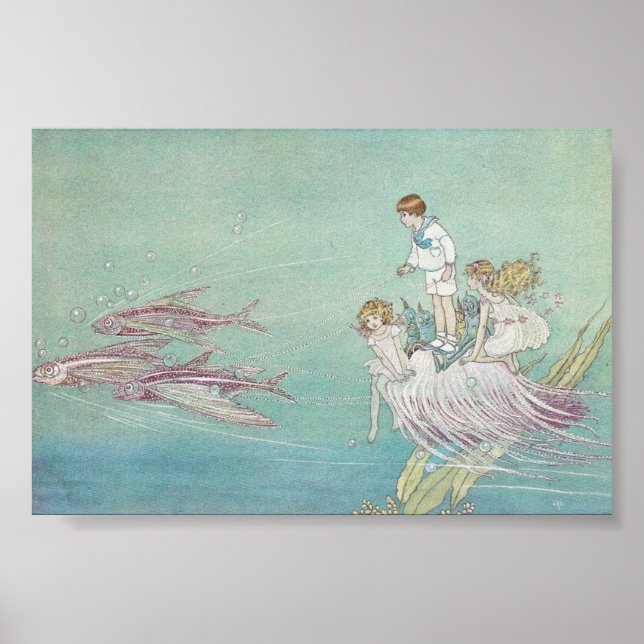 Ida Rentoul Tryck - Fiskar (Framsidan)