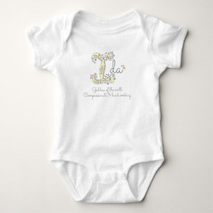 Ida-tjejer namn betyder att jag har monogramhjärta t shirt
