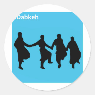 iDabkeh Runt Klistermärke