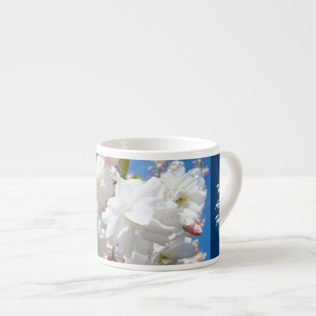 Idag Alltid För Evigt Espressomugg Blommor (Framsida höger)