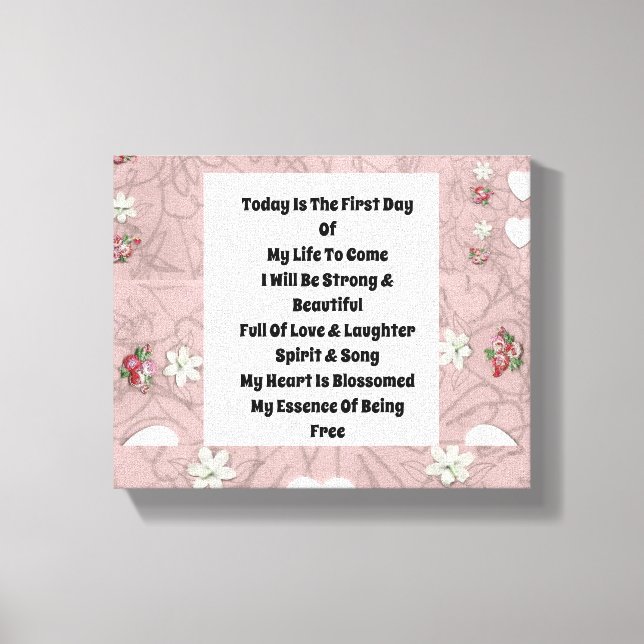 Idag är canvastryck (Framsida)