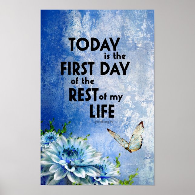 Idag är den första dagen i resten av mitt liv poster (Framsidan)