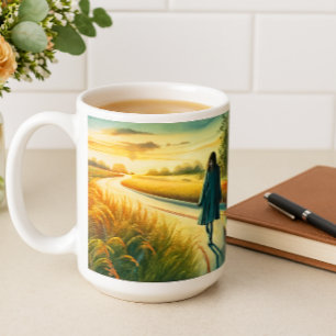 Idag Är Din Dag - Gå Din Väg Inspiration Kaffemugg
