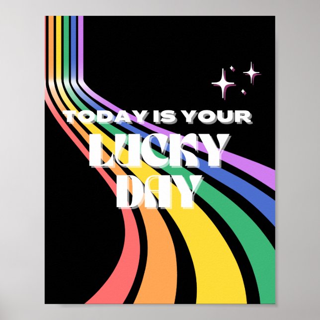 Idag är din lyckliga dag, Lucky, Luckiest Girl Poster (Framsidan)
