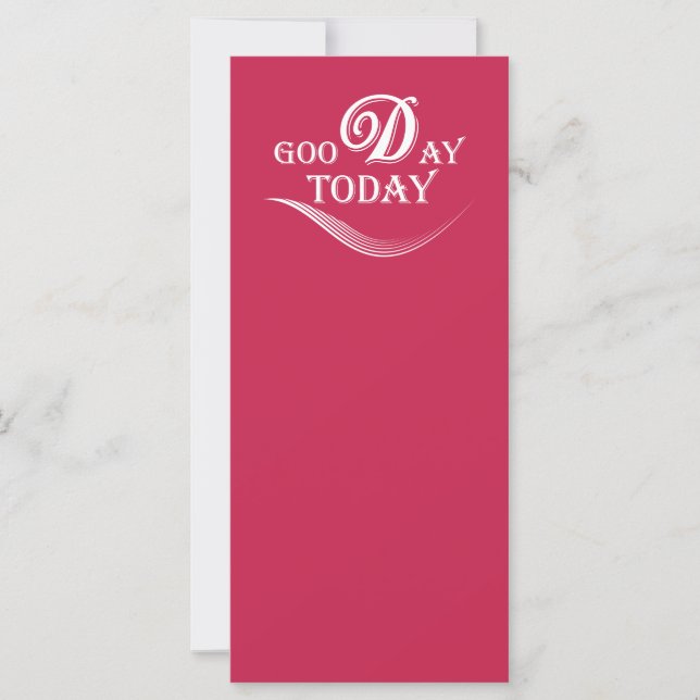 Idag är en bra dag (Framsida)