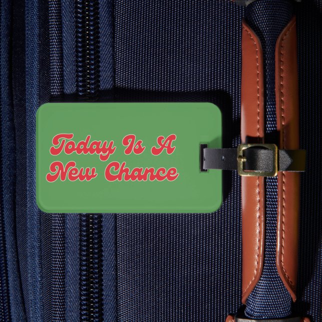 Idag är en ny chans nyårsdagen 2024 bagagebricka (Framsida Insitu 4)