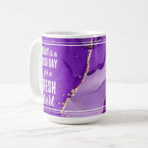 Idag är en nystart för Motiveringsoffert för Bra D Kaffemugg