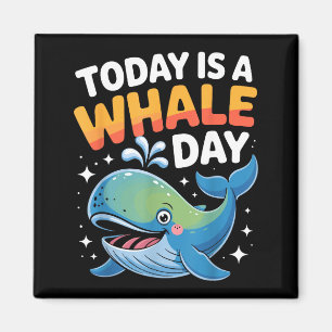 Idag Är En Valdag Söt Tecknad Havsdjur Vatten Magnet
