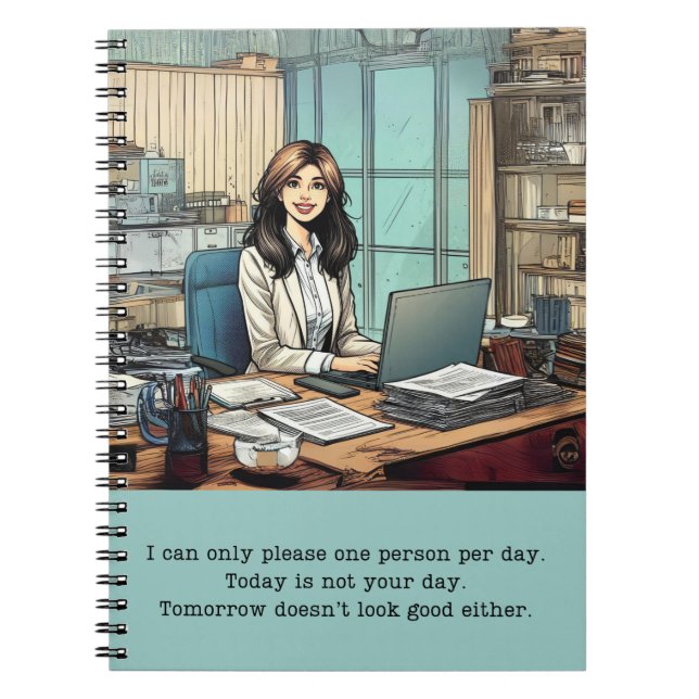 Idag är inte din dag anteckningsbok (Framsidan)