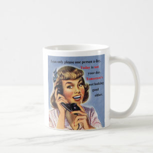 Idag är inte din dag - Retro Image mugg