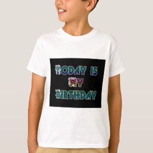 Idag är mitt födelsedagsutskrift t-shirt