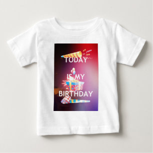 Idag är mitt födelsedagsutskrift tee